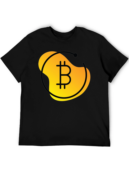 Camiseta Negra Bitcoin: Diseño Moderno y Atractivo