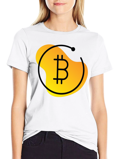 Camiseta Negra Bitcoin: Diseño Moderno y Atractivo
