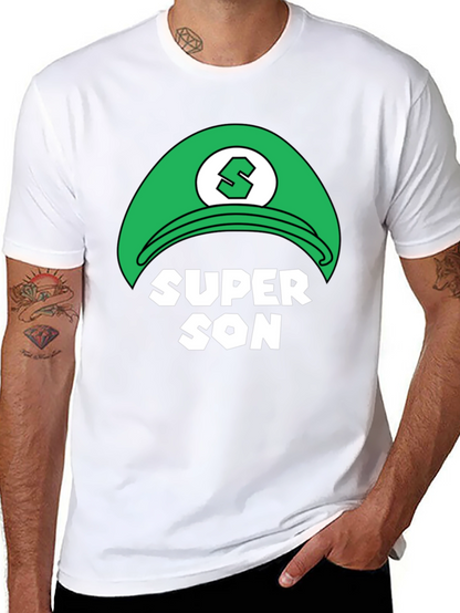 Camiseta Negra Super Son Estilo Videojuego