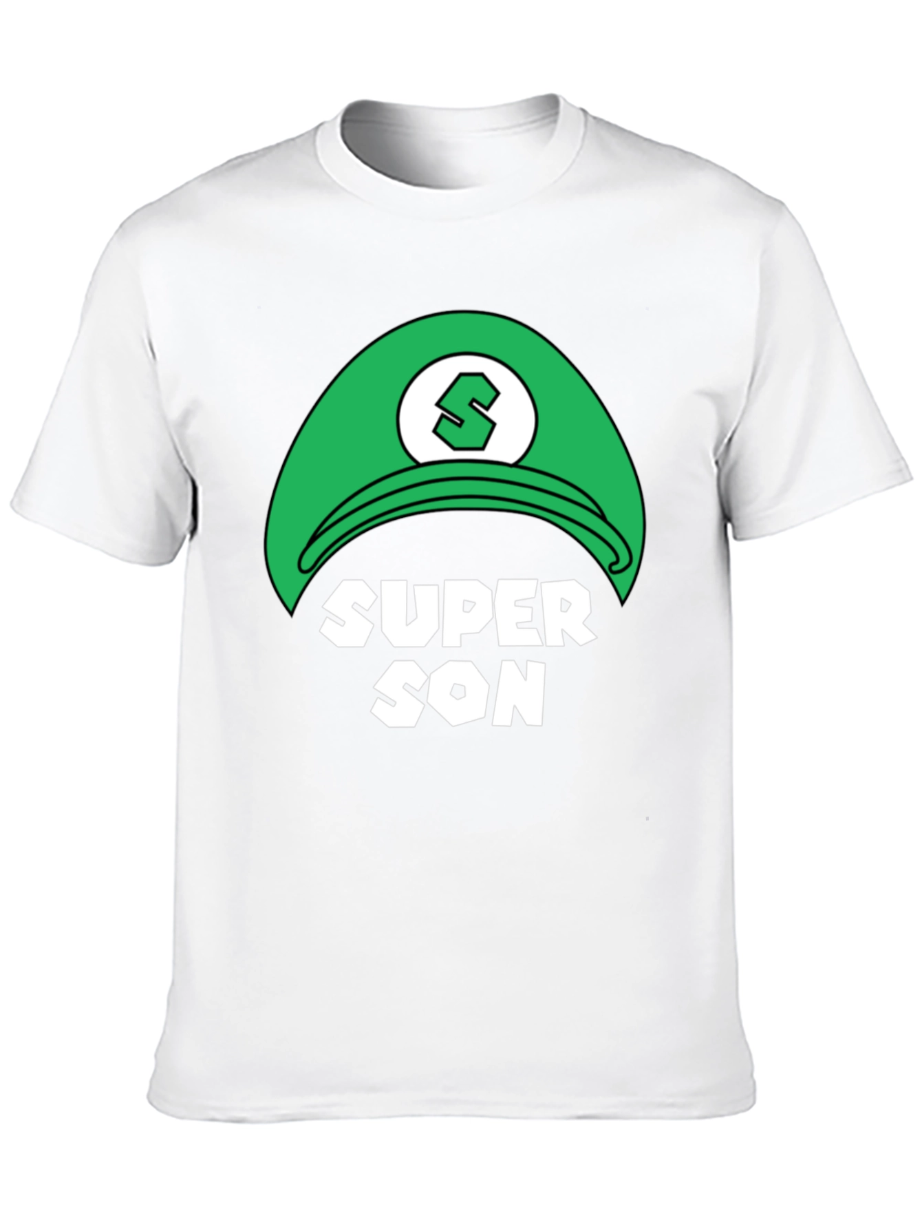 Camiseta Negra Super Son Estilo Videojuego