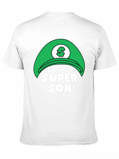 Camiseta Negra Super Son Estilo Videojuego