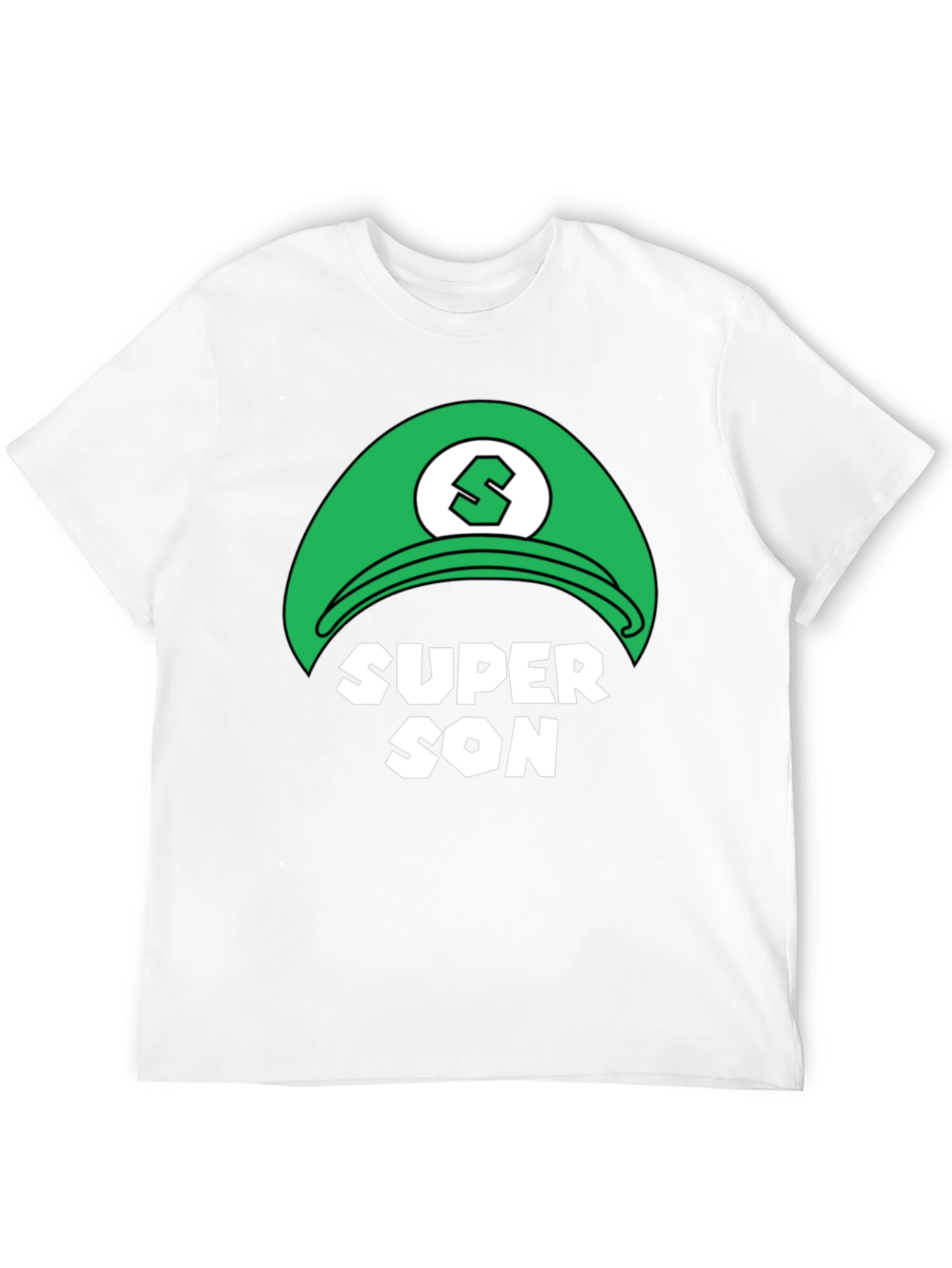 Camiseta Negra Super Son Estilo Videojuego