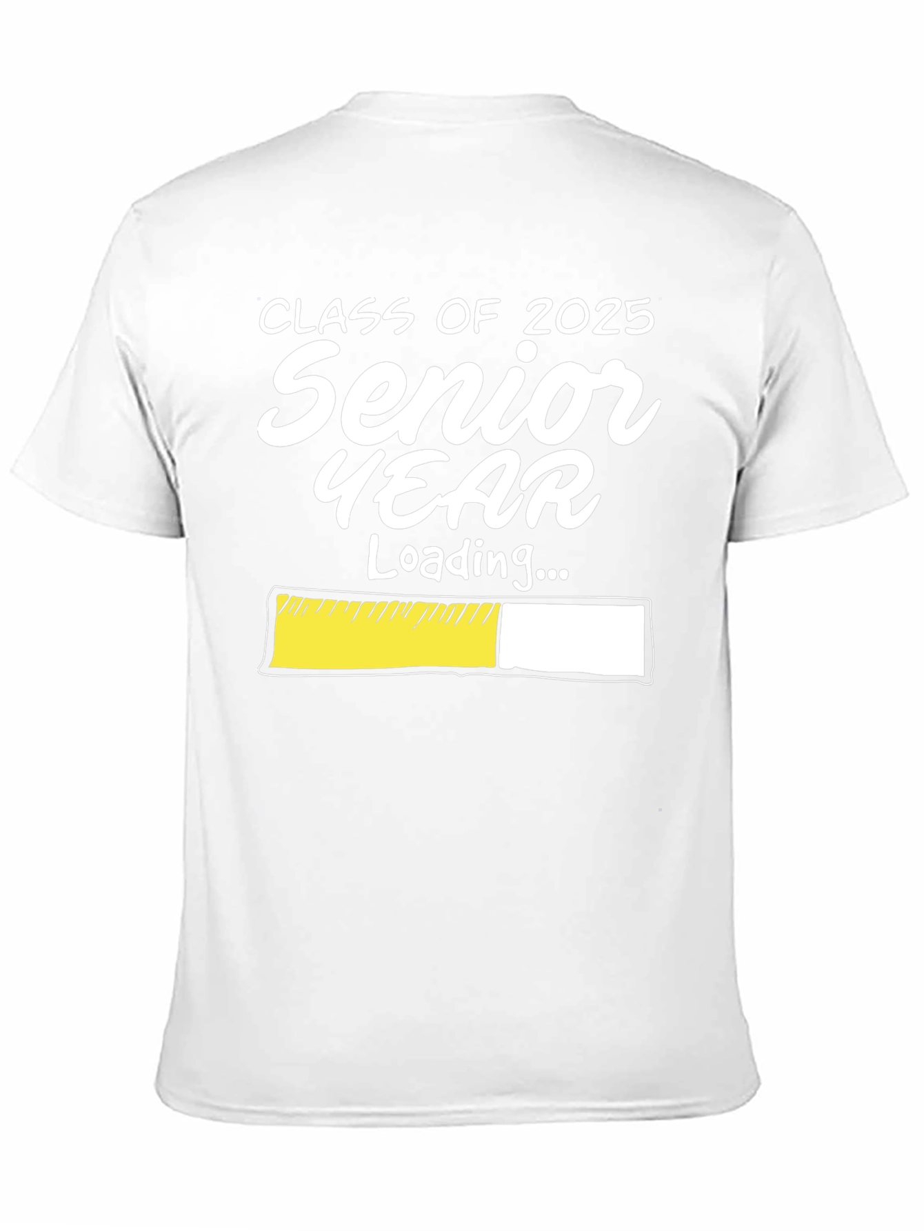 Camiseta Negra Clase 2025: Cuenta Regresiva Año Senior