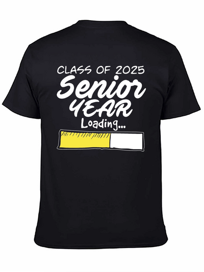 Camiseta Negra Clase 2025: Cuenta Regresiva Año Senior