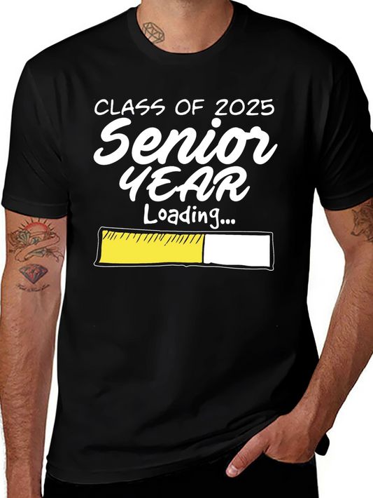 Camiseta Negra Clase 2025: Cuenta Regresiva Año Senior