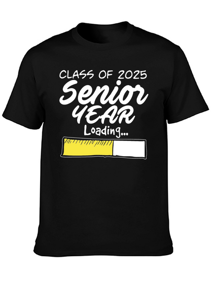 Camiseta Negra Clase 2025: Cuenta Regresiva Año Senior