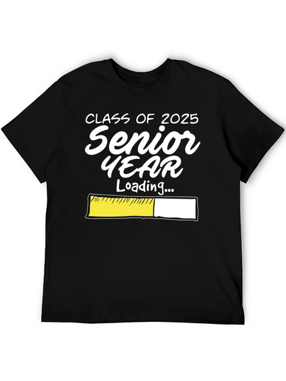 Camiseta Negra Clase 2025: Cuenta Regresiva Año Senior