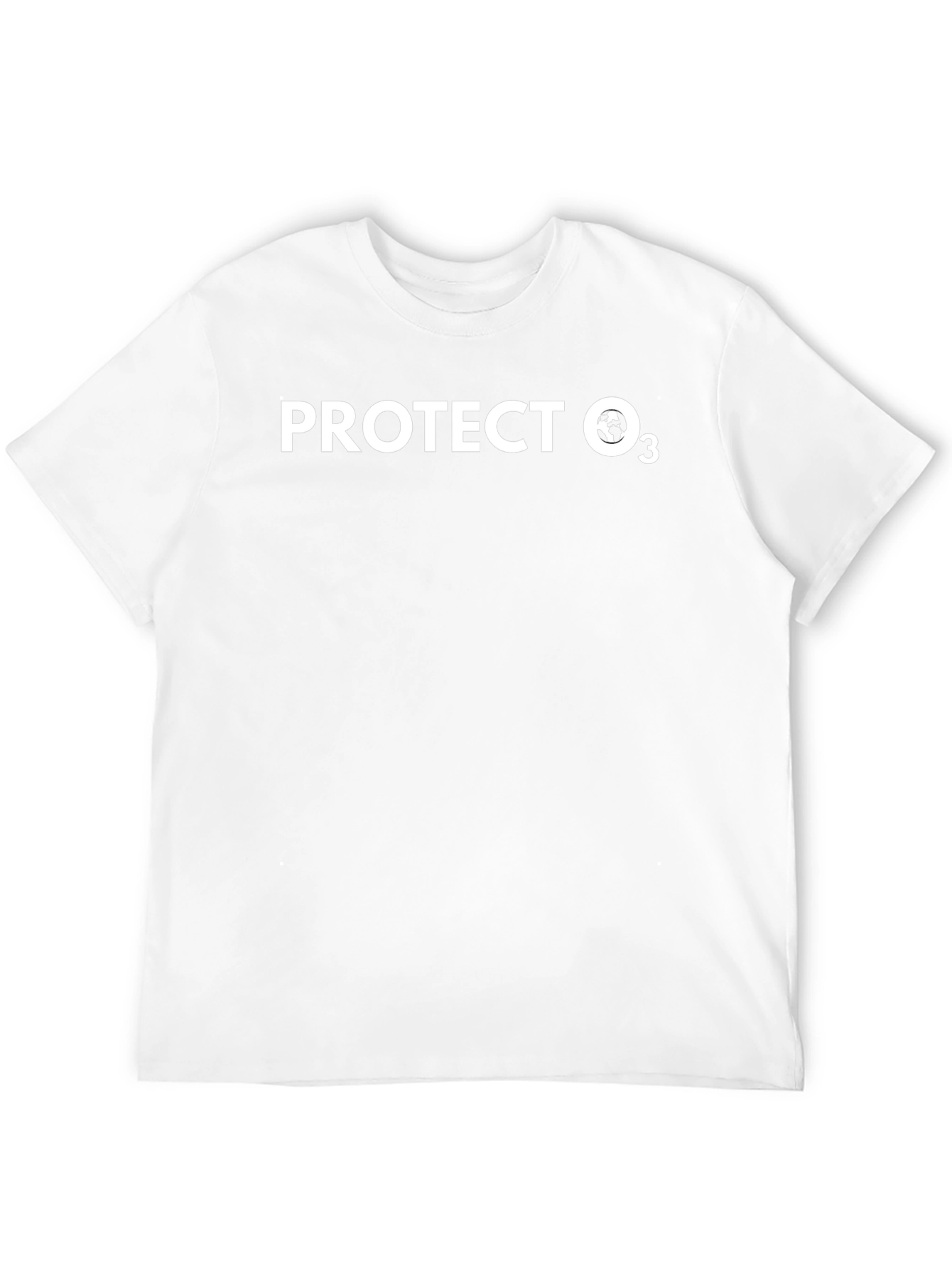 Camiseta Negra Protege O3 - Conciencia Ambiental