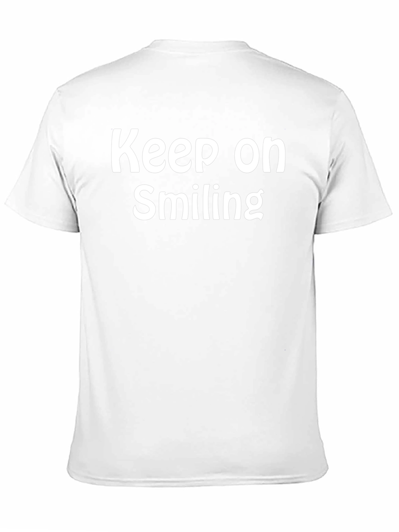 Camiseta Negra: Keep on Smiling