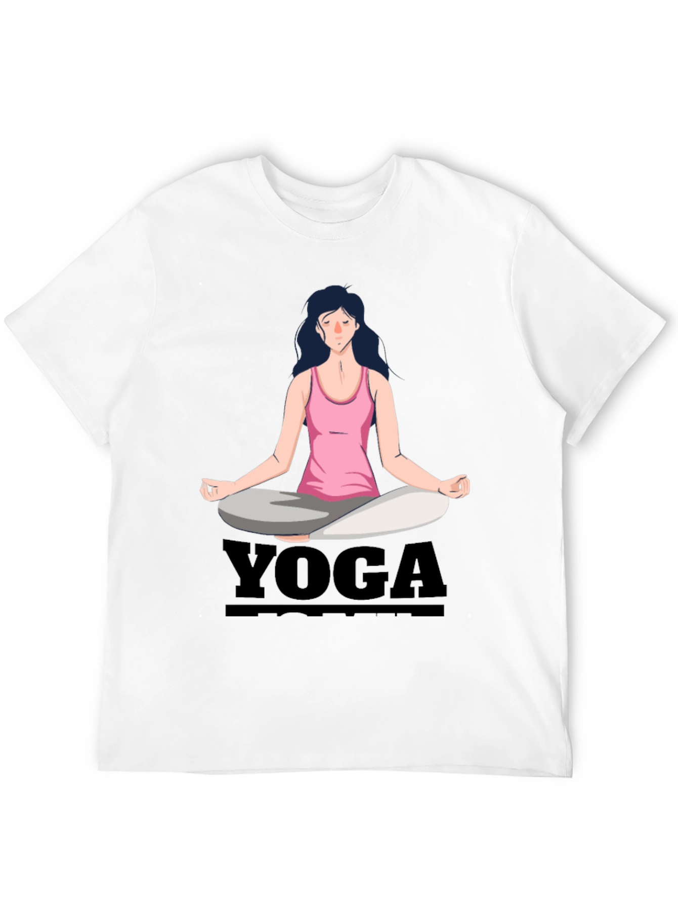Camiseta Yoga Mujer Diseño Gráfico Meditación