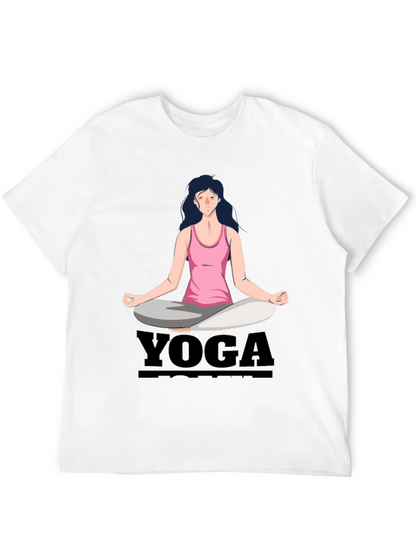 Camiseta Yoga Mujer Diseño Gráfico Meditación