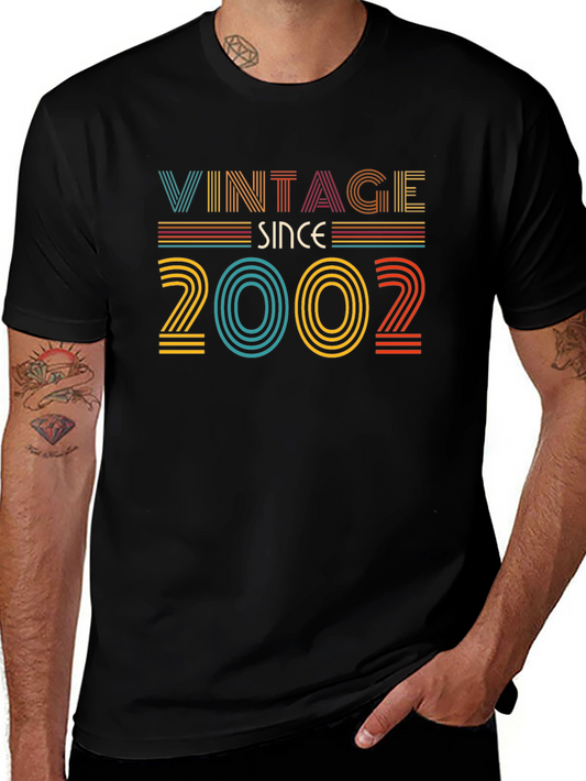 Camiseta Vintage 2002 para un estilo retro