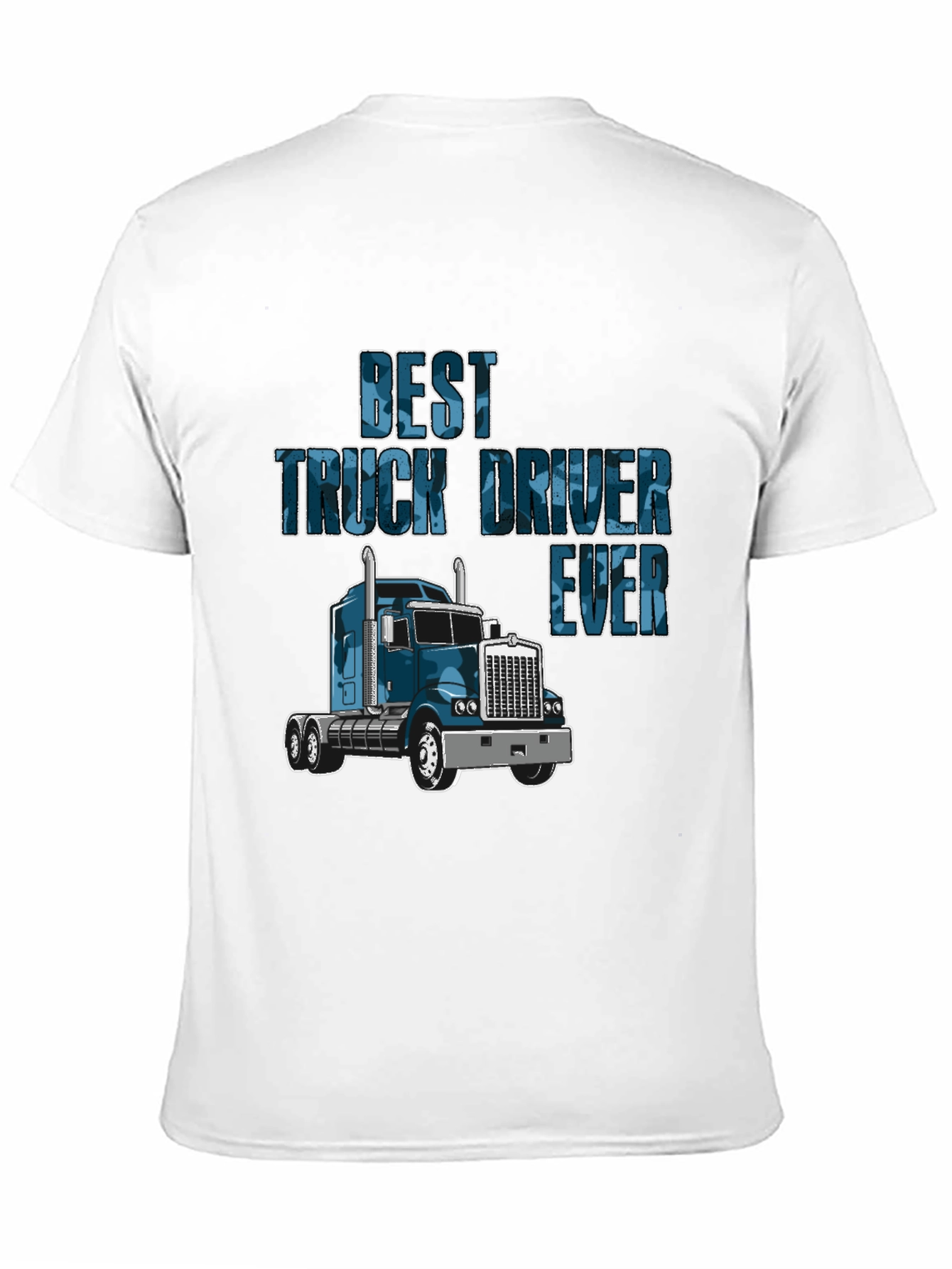 Camiseta Negra Best Truck Driver Ever