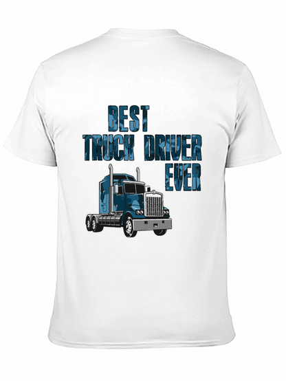 Camiseta Negra Best Truck Driver Ever
