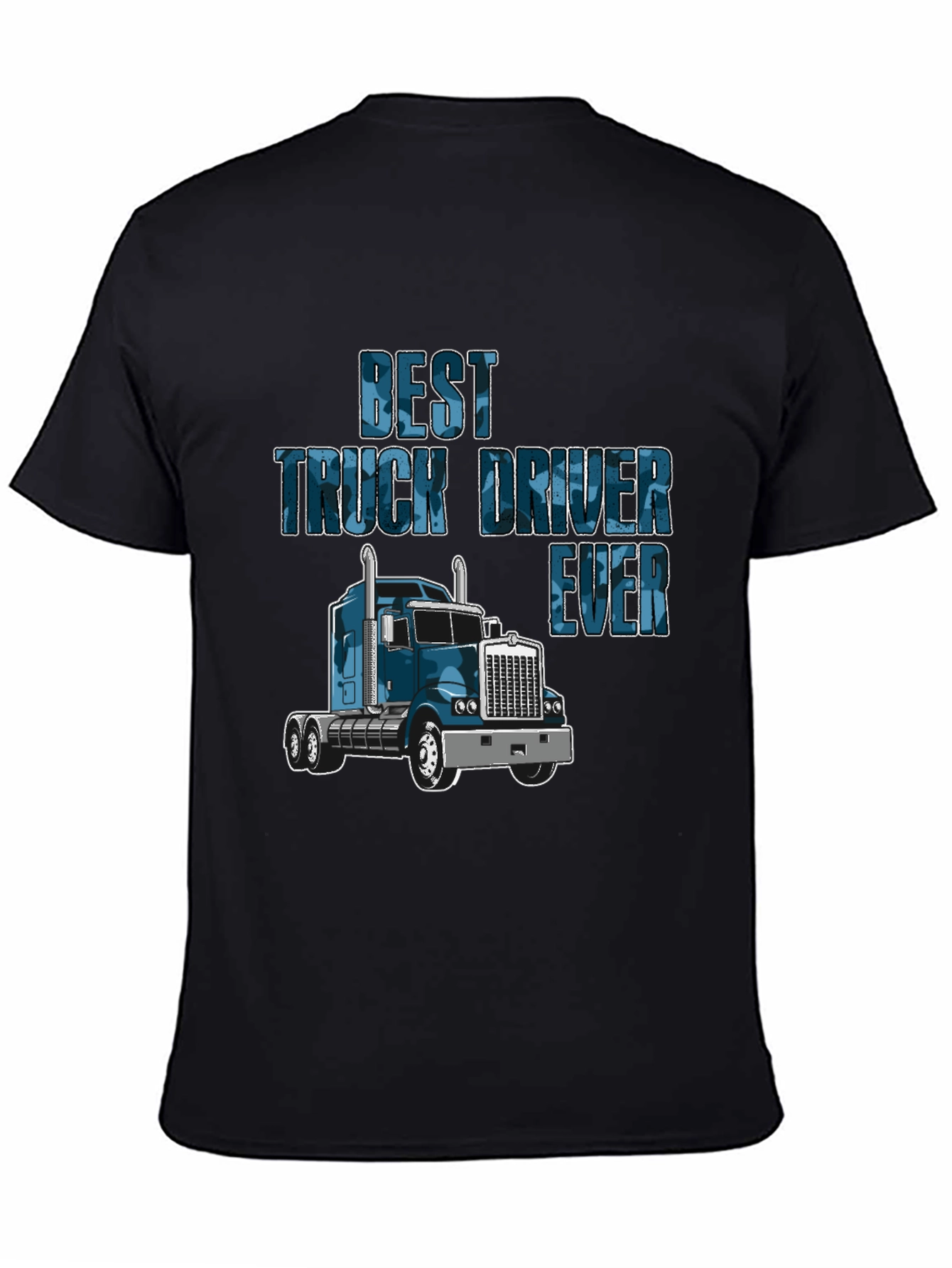 Camiseta Negra Best Truck Driver Ever