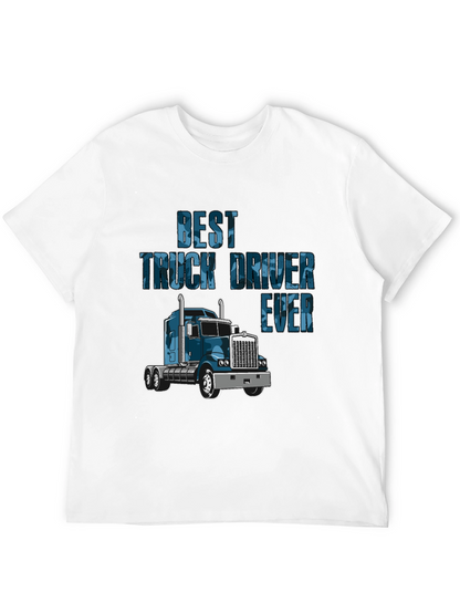 Camiseta Negra Best Truck Driver Ever