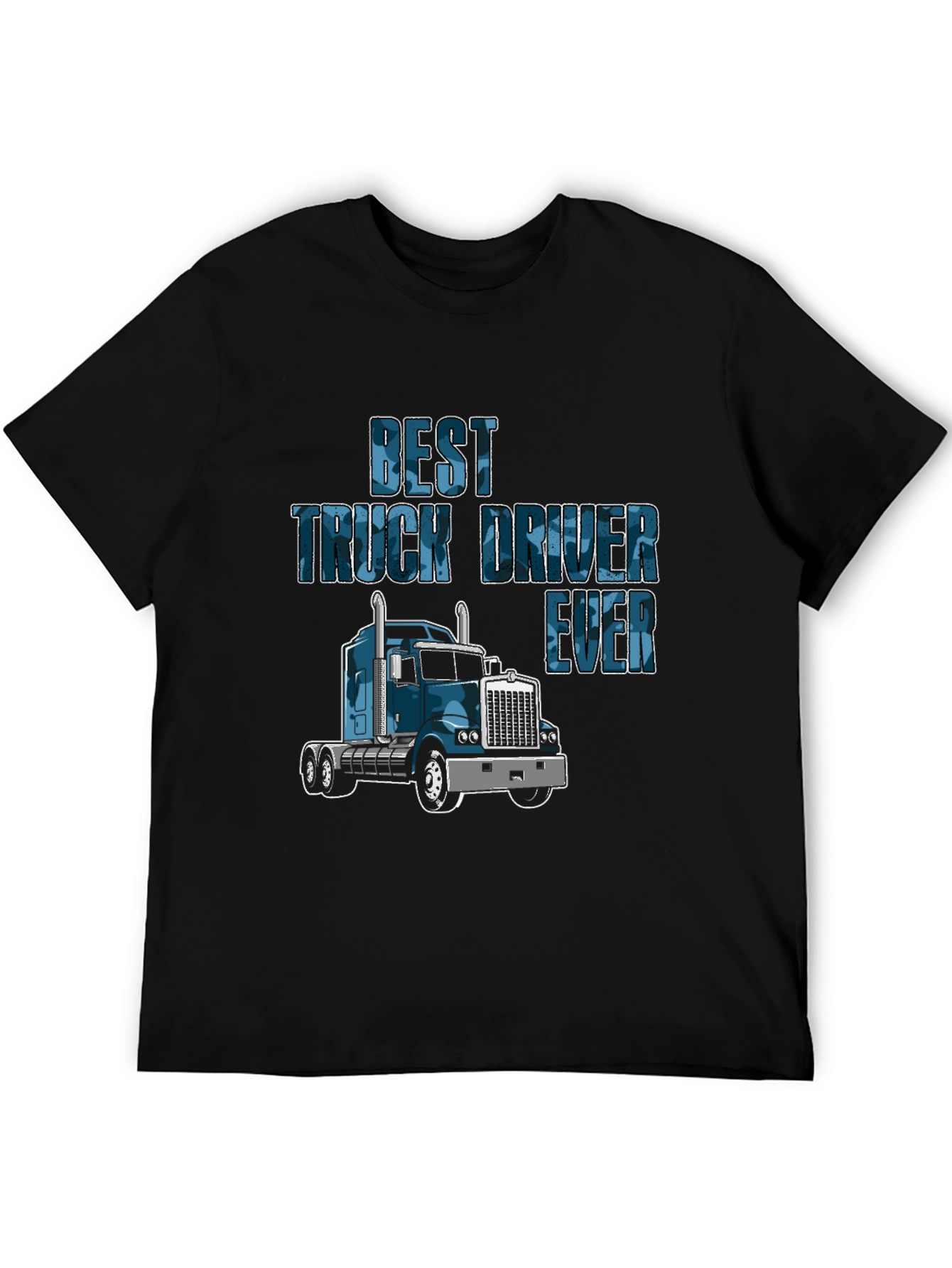 Camiseta Negra Best Truck Driver Ever