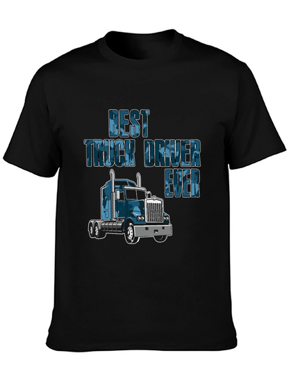 Camiseta Negra Best Truck Driver Ever