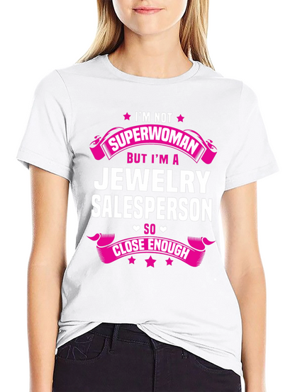 Camiseta Negra - Jewelry Salesperson