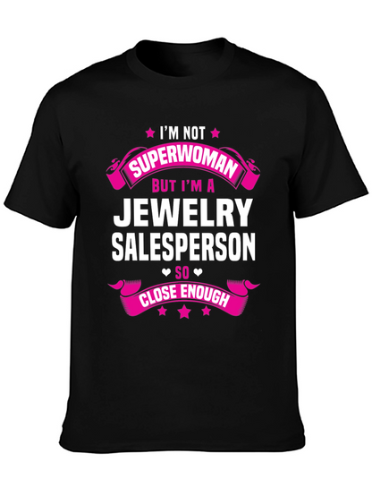 Camiseta Negra - Jewelry Salesperson