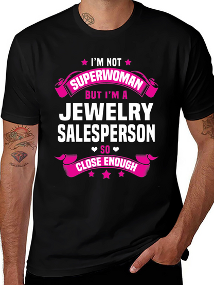 Camiseta Negra - Jewelry Salesperson