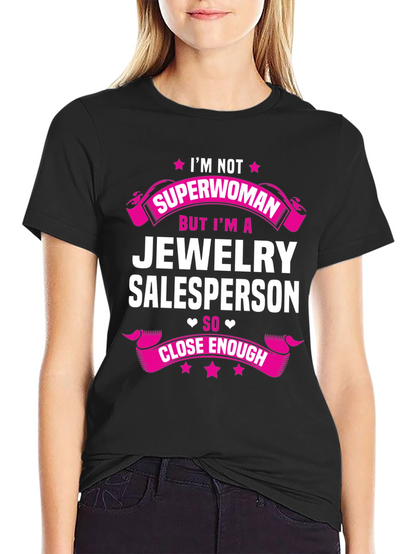 Camiseta Negra - Jewelry Salesperson