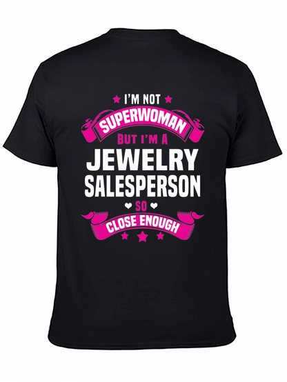 Camiseta Negra - Jewelry Salesperson