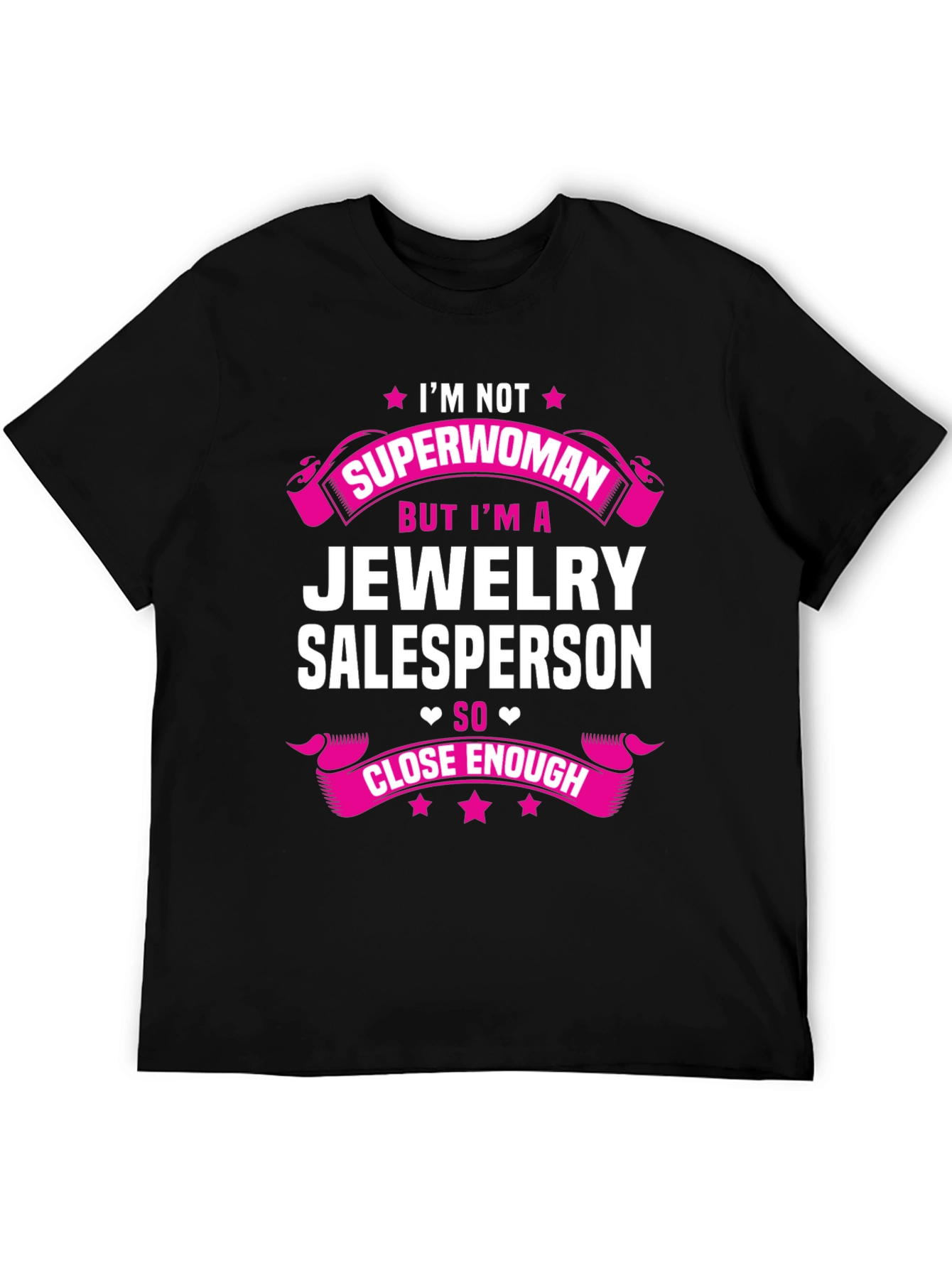 Camiseta Negra - Jewelry Salesperson