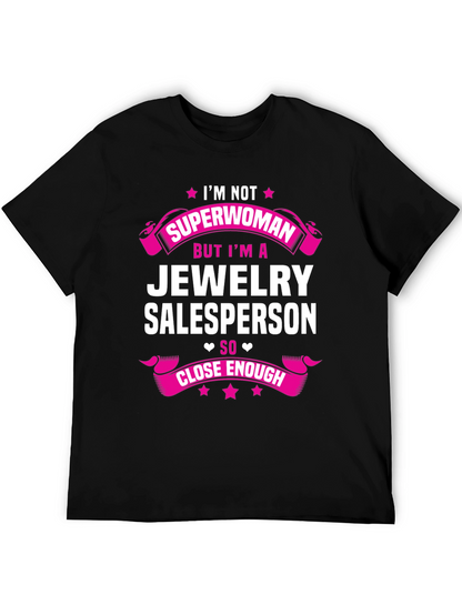 Camiseta Negra - Jewelry Salesperson