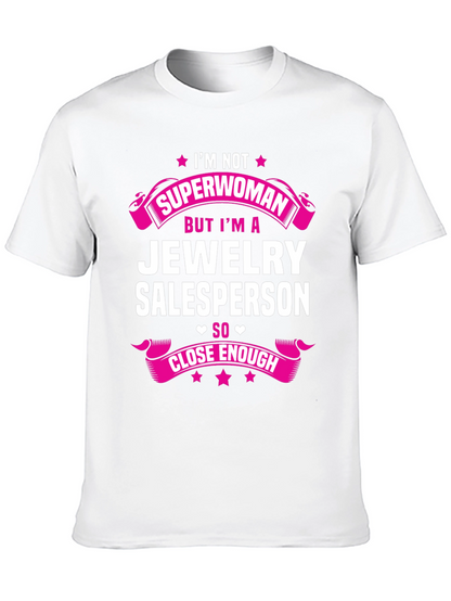 Camiseta Negra - Jewelry Salesperson