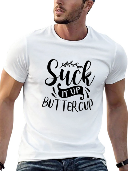 Camiseta Negra Suck It Up Buttercup