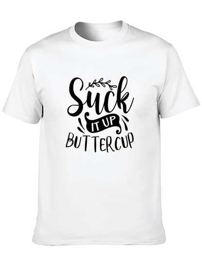 Camiseta Negra Suck It Up Buttercup