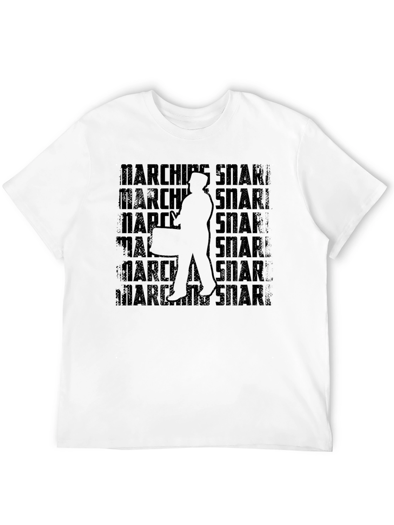 Camiseta Negra: Marching Snare