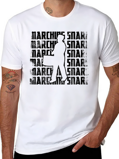 Camiseta Negra: Marching Snare