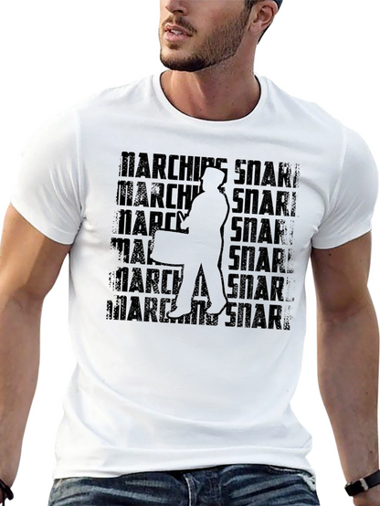 Camiseta Negra: Marching Snare