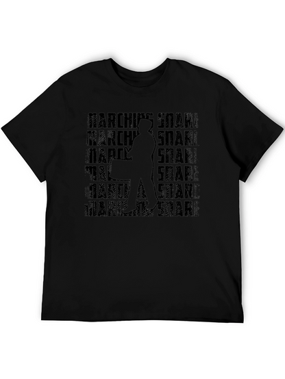 Camiseta Negra: Marching Snare