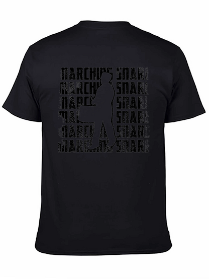 Camiseta Negra: Marching Snare