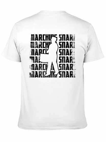 Camiseta Negra: Marching Snare