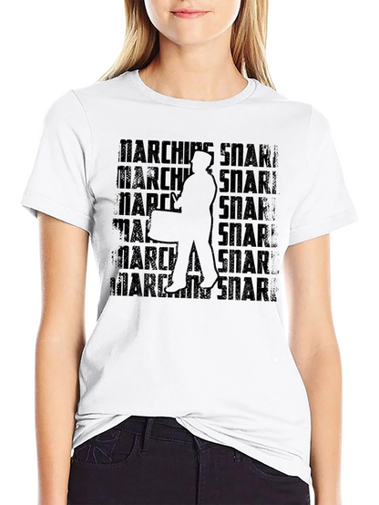 Camiseta Negra: Marching Snare