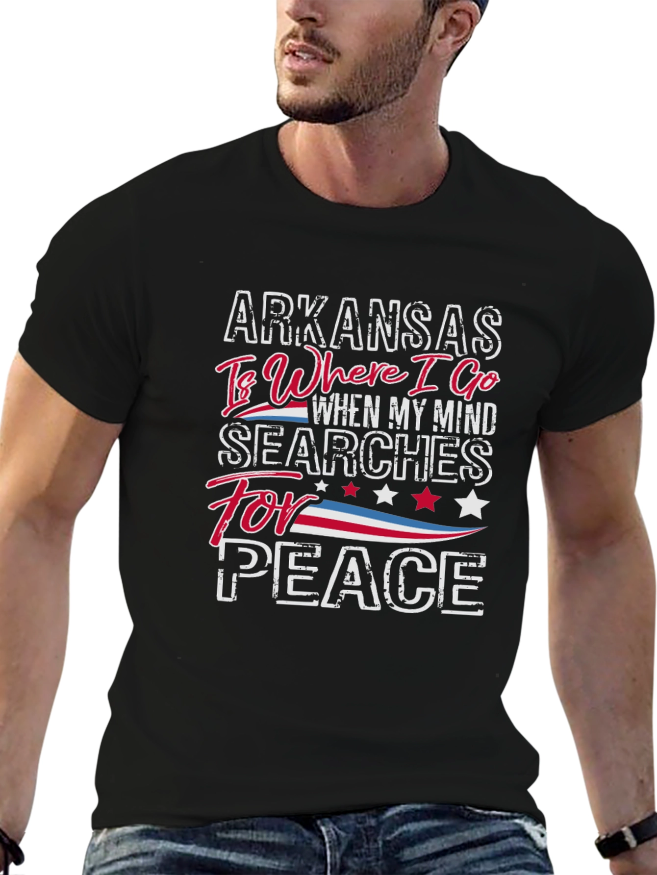 Camiseta Arkansas Peace para Hombre