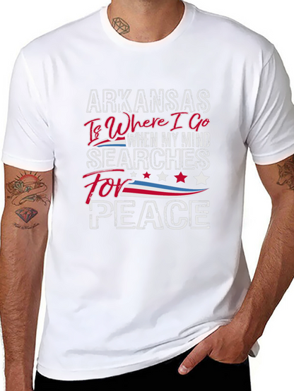 Camiseta Arkansas Peace para Hombre