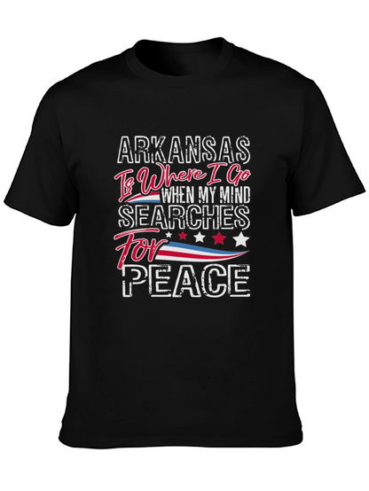 Camiseta Arkansas Peace para Hombre