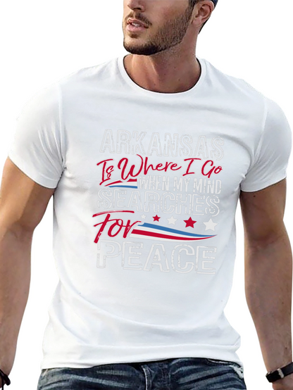 Camiseta Arkansas Peace para Hombre