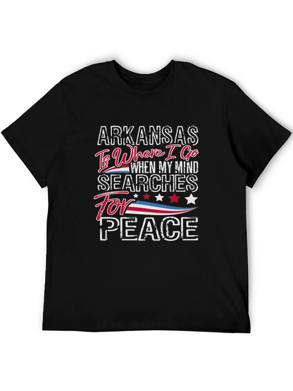 Camiseta Arkansas Peace para Hombre