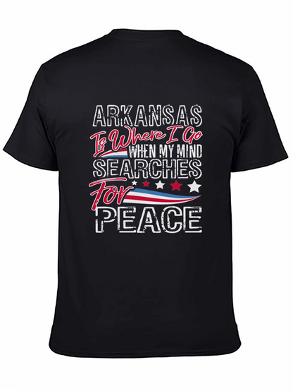Camiseta Arkansas Peace para Hombre