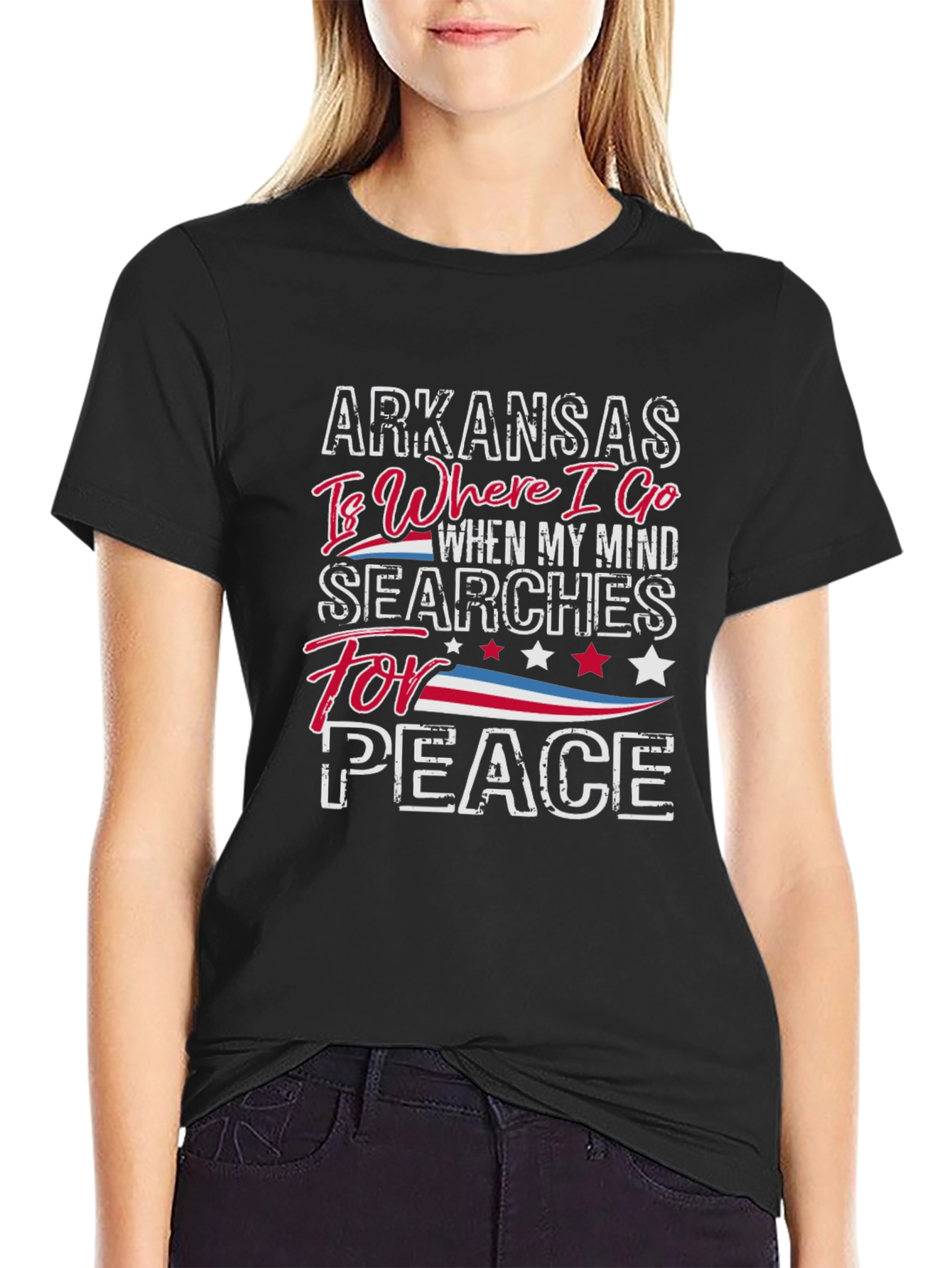 Camiseta Arkansas Peace para Hombre