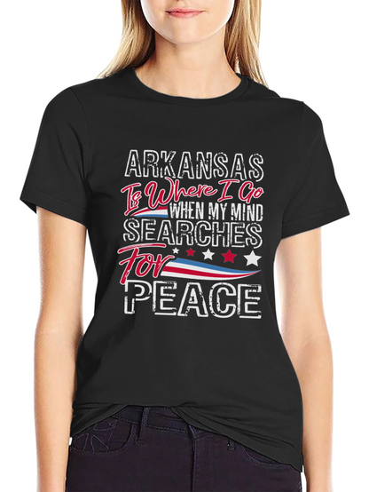 Camiseta Arkansas Peace para Hombre