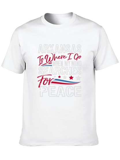 Camiseta Arkansas Peace para Hombre