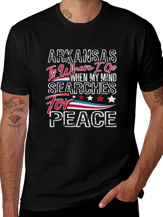 Camiseta Arkansas Peace para Hombre