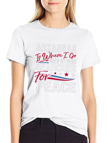Camiseta Arkansas Peace para Hombre